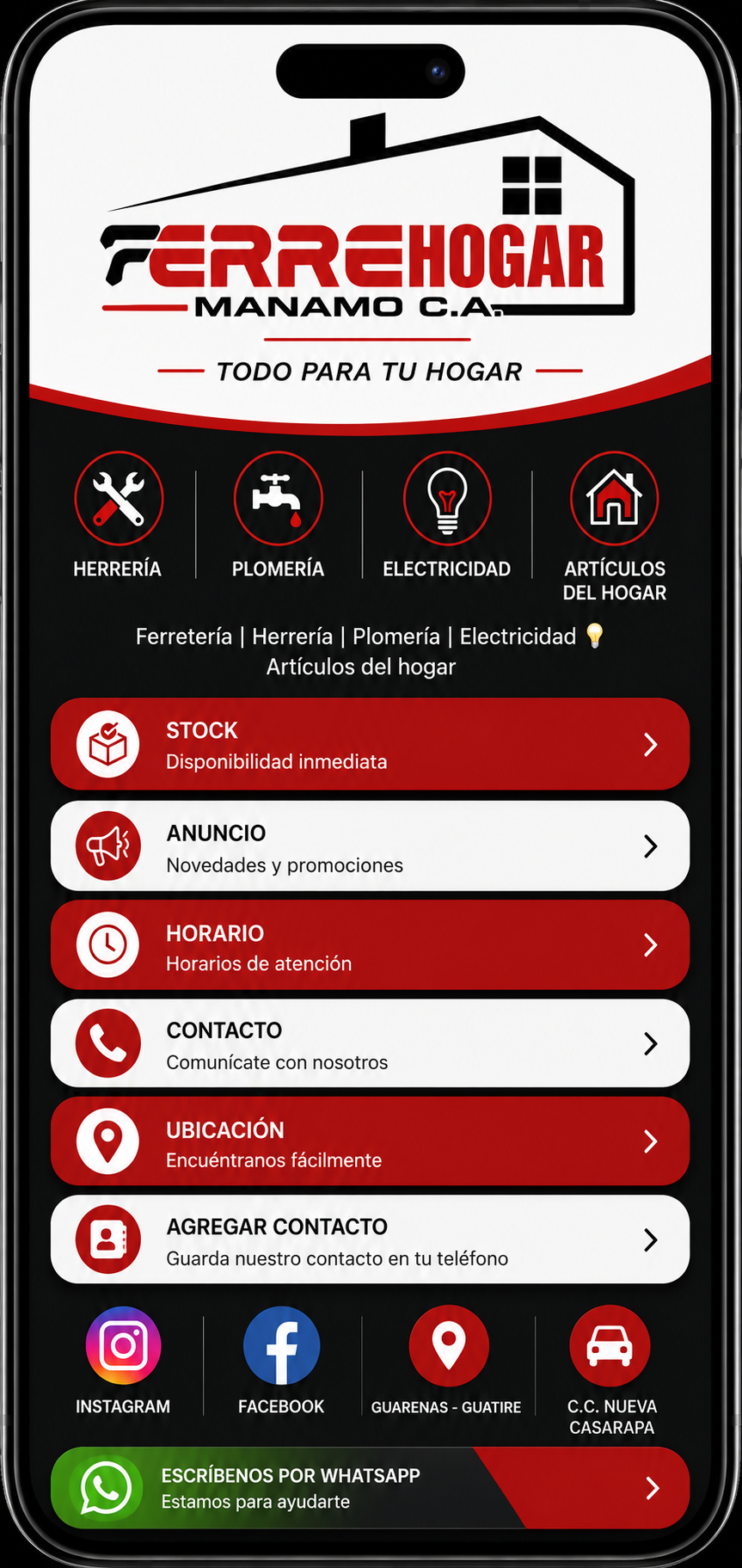 Tarjeta digital FerreHogar